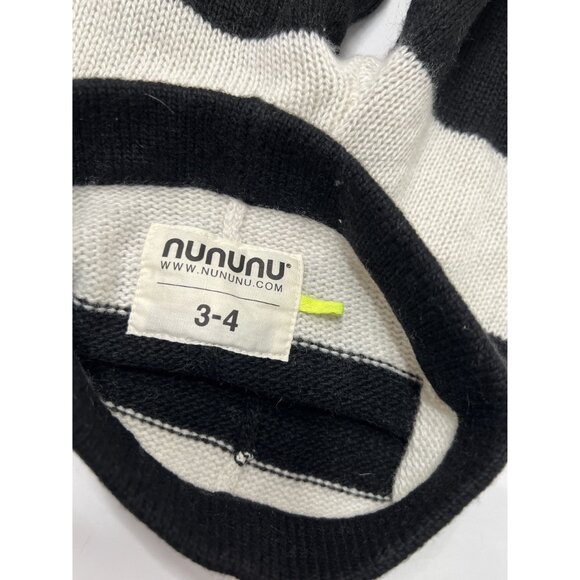 Nununu Striped Knit Pants in White - Picture 3 of 3